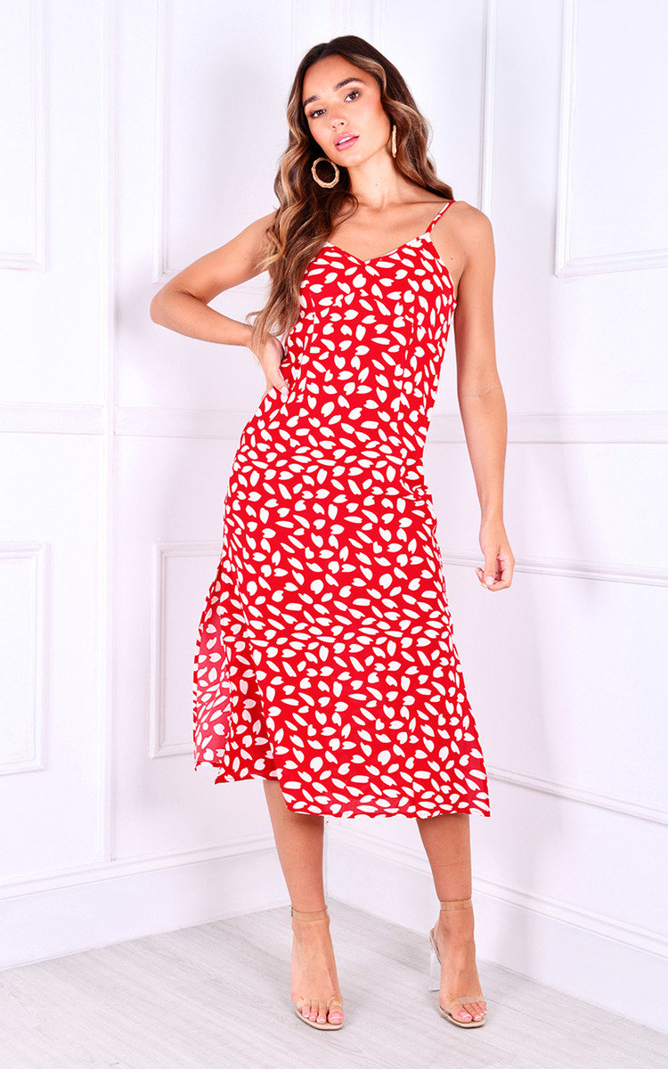 Anita Printed Midi Dress