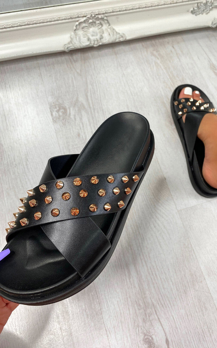 Antonia Studded Strappy Sandals Thumbnail Antonia Studded Strappy Sandals Thumbnail