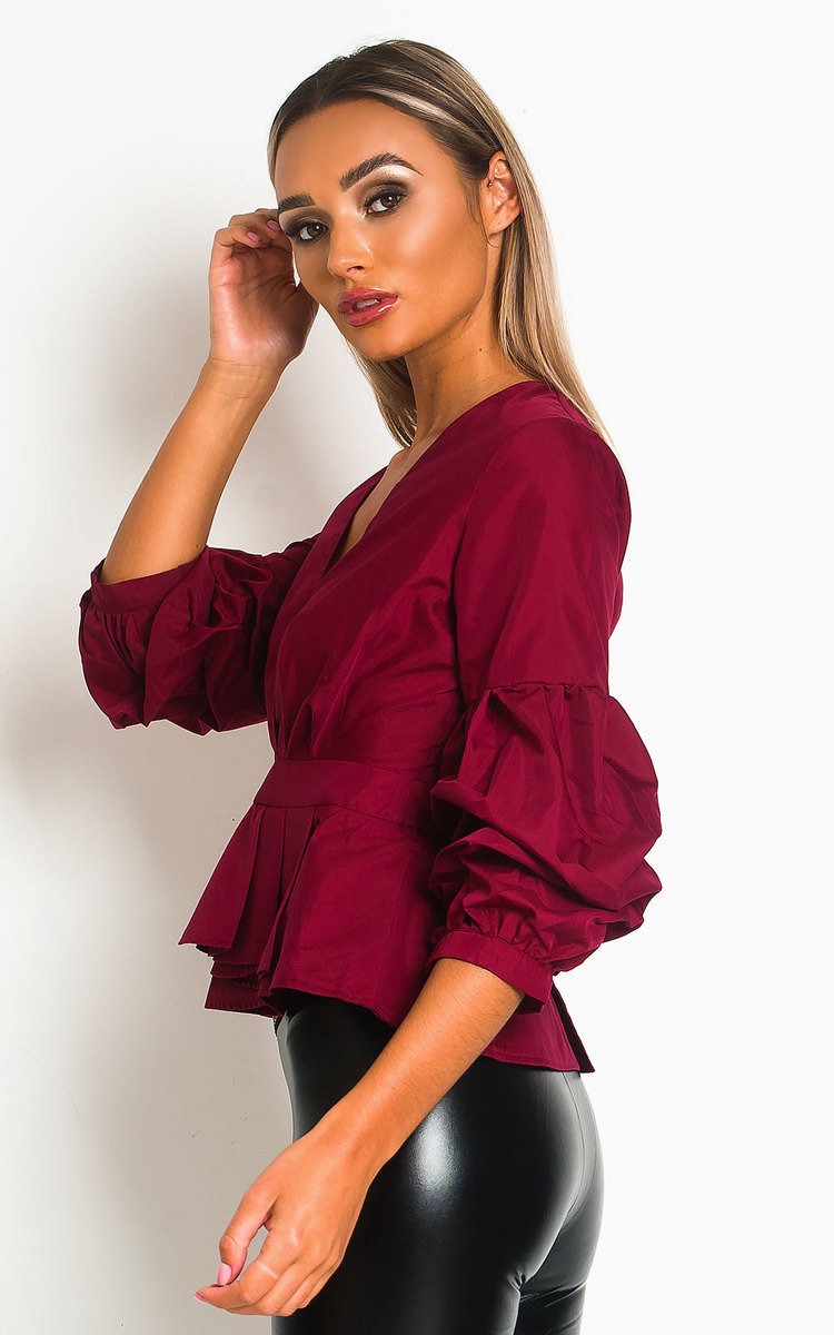 Aria Ruffled sleeve Top Thumbnail Aria Ruffled sleeve Top Thumbnail