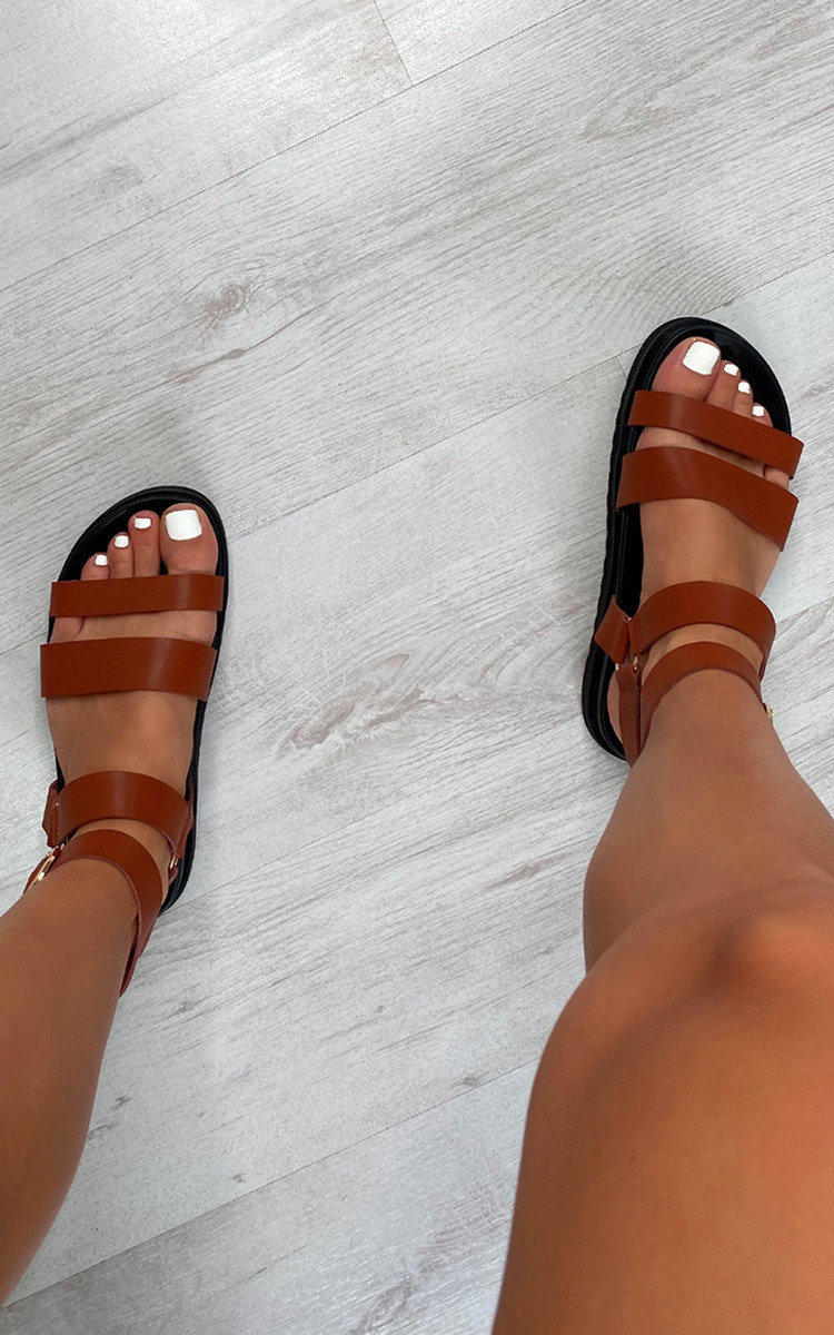 Aria Strappy Buckle Sandals