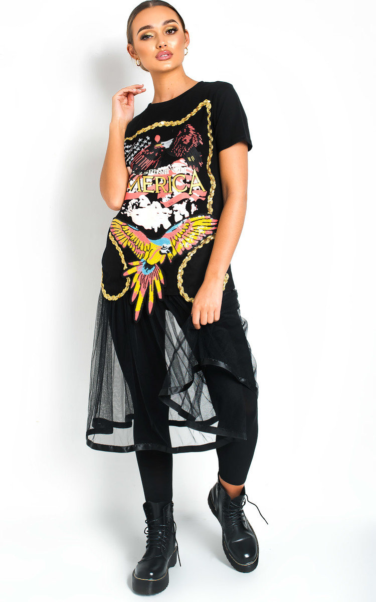 Ariella Printed T-Shirt Dress Thumbnail Ariella Printed T-Shirt Dress Thumbnail