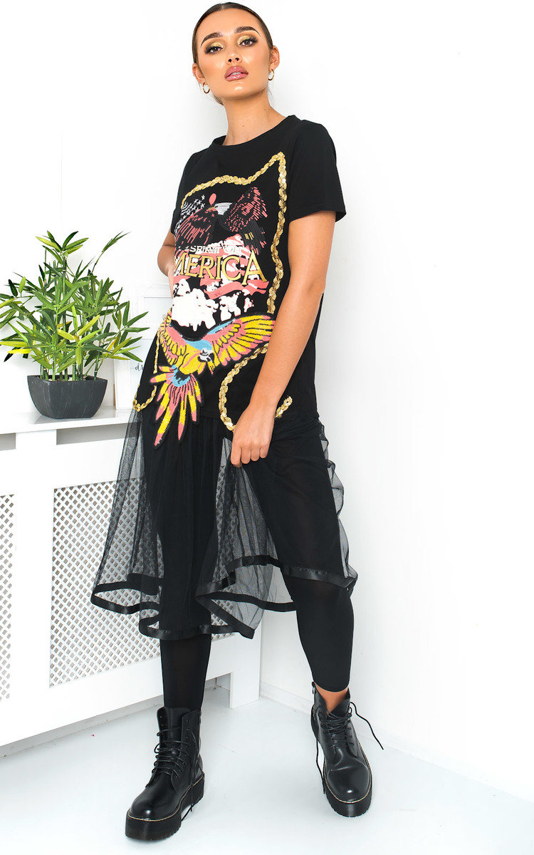 Ariella Printed T-Shirt Dress Thumbnail Ariella Printed T-Shirt Dress Thumbnail