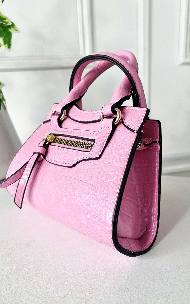 Ashley Croc Print Handbag Thumbnail Ashley Croc Print Handbag Thumbnail