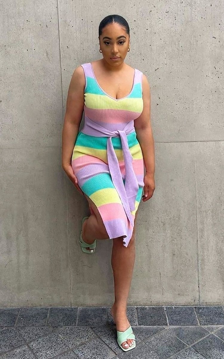 Athens Knitted Bodycon Midi Dress Athens Knitted Bodycon Midi Dress