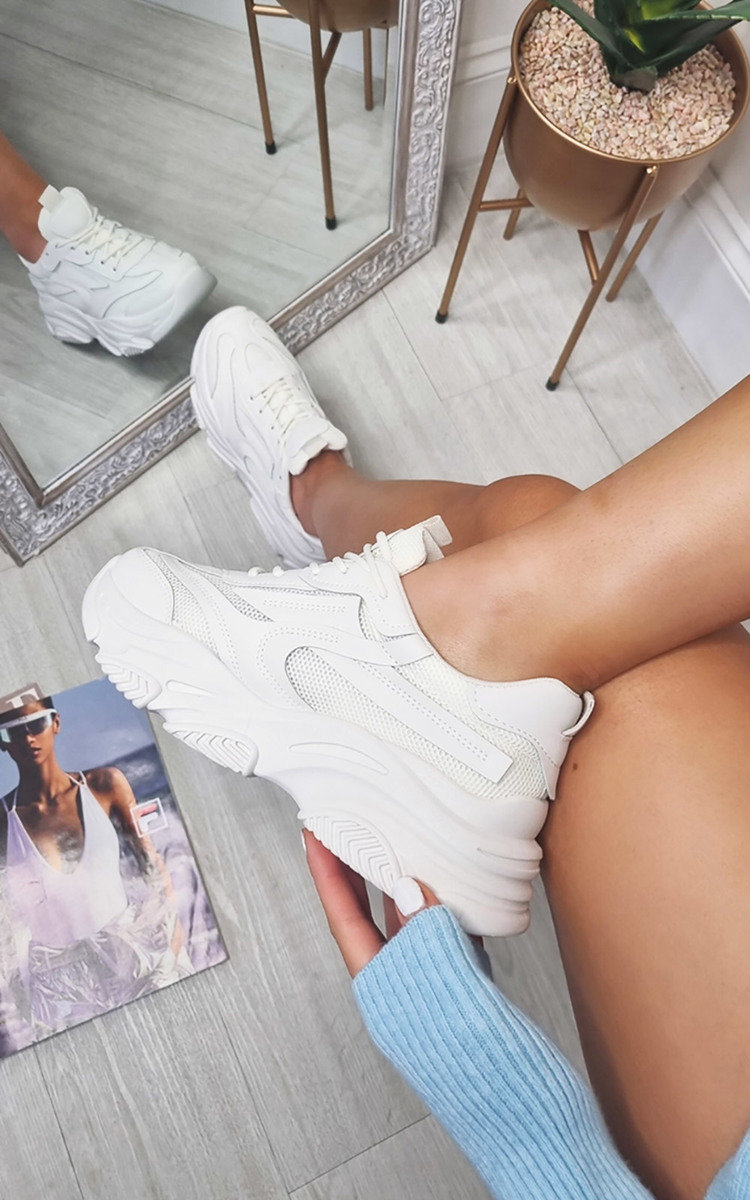 Ava Faux Leather Chunky Trainers Thumbnail Ava Faux Leather Chunky Trainers Thumbnail