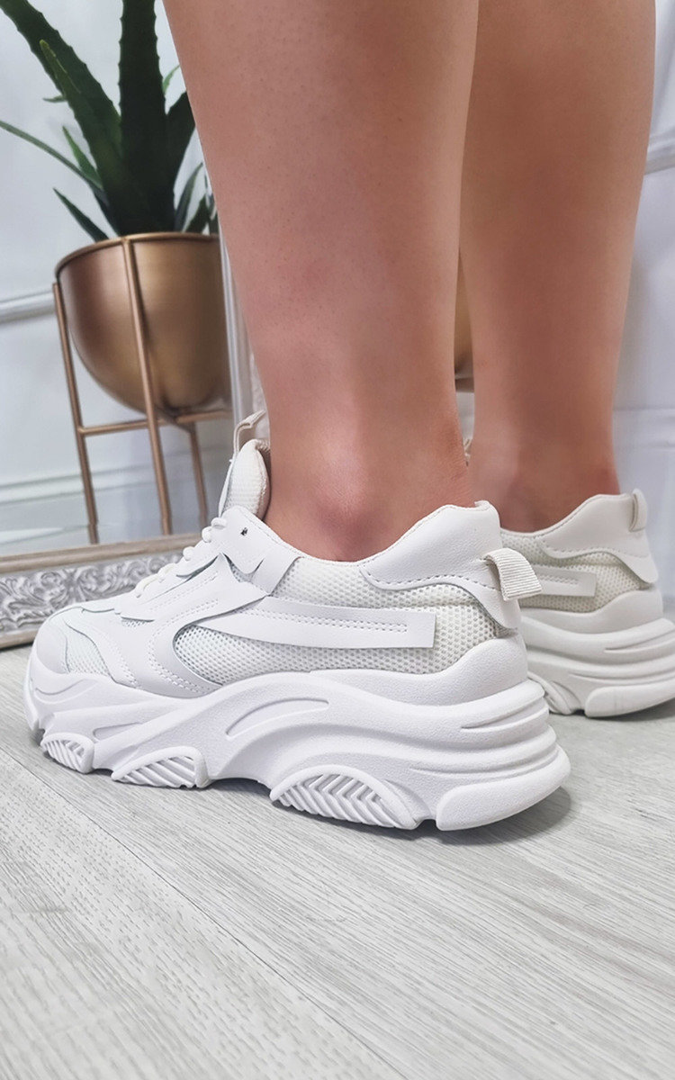 Ava Faux Leather Chunky Trainers Thumbnail Ava Faux Leather Chunky Trainers Thumbnail