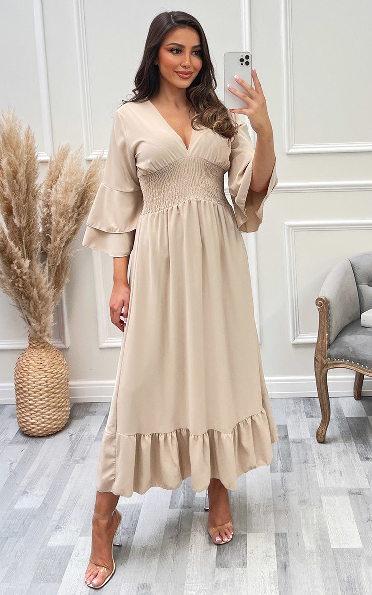 Ava Tiered Sleeve Maxi Dress Ava Tiered Sleeve Maxi Dress