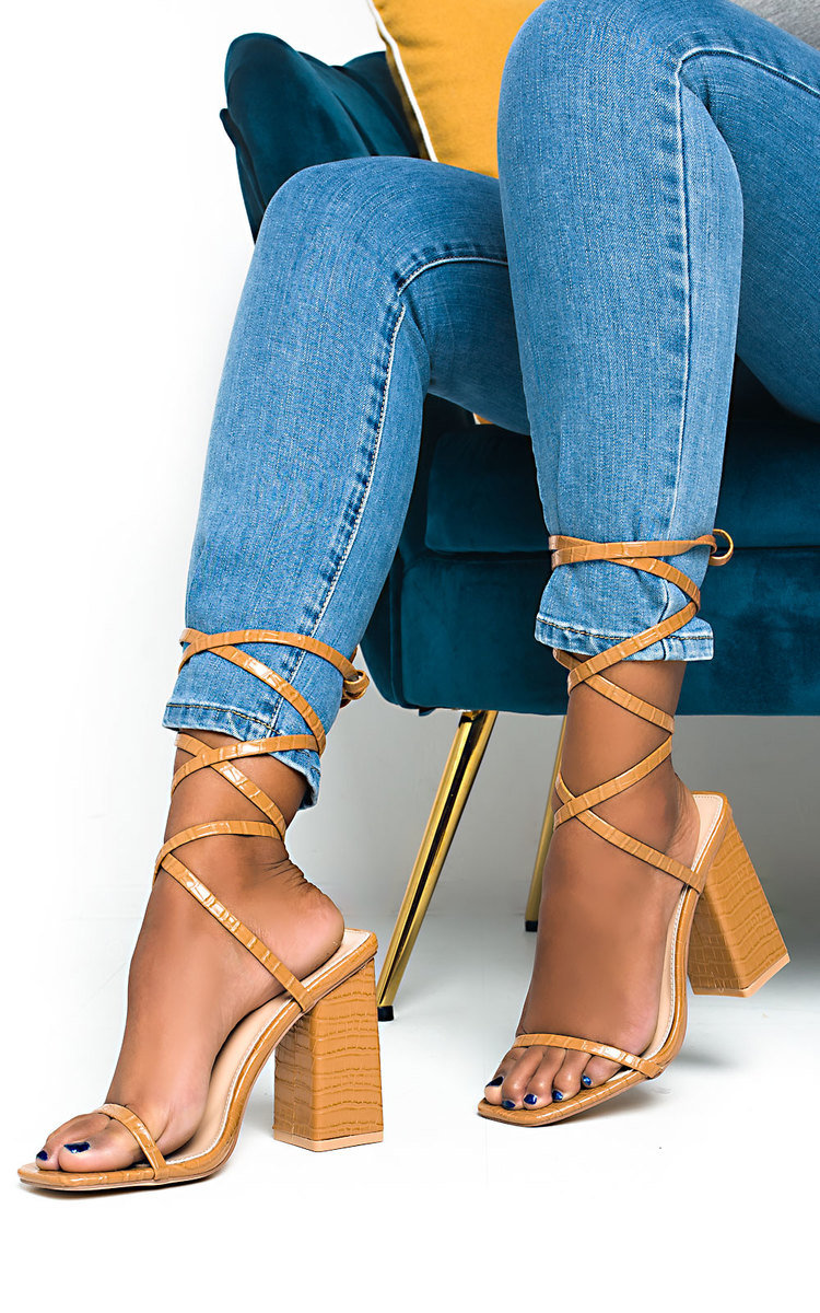 Ballie Tie Up High Heels  Thumbnail