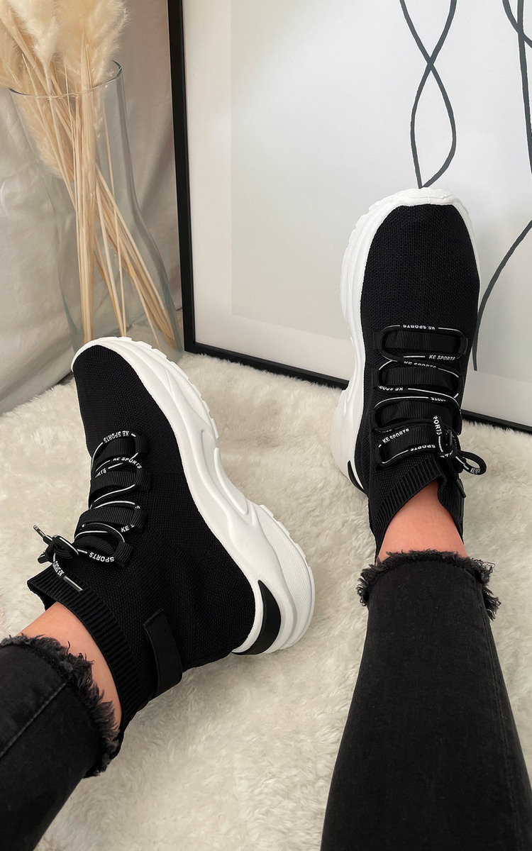 Belle Lace Up Sock Trainer Belle Lace Up Sock Trainer