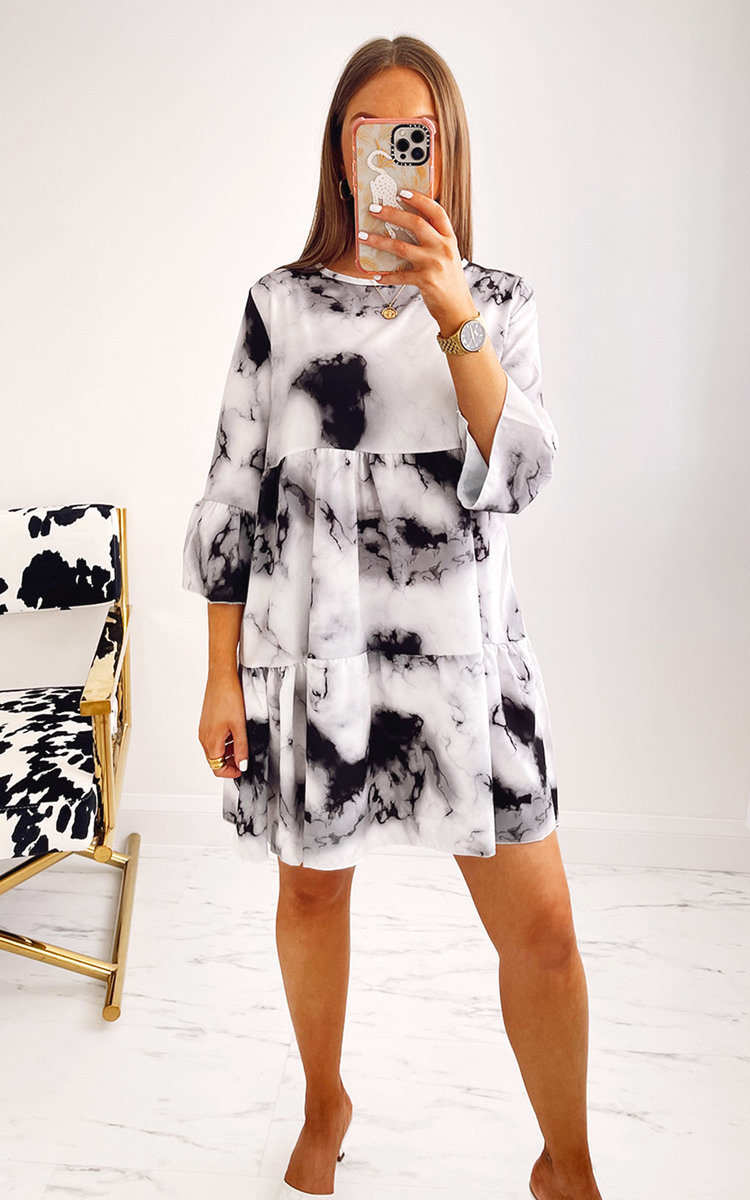 Belle Tie Dye Tiered Dress Thumbnail