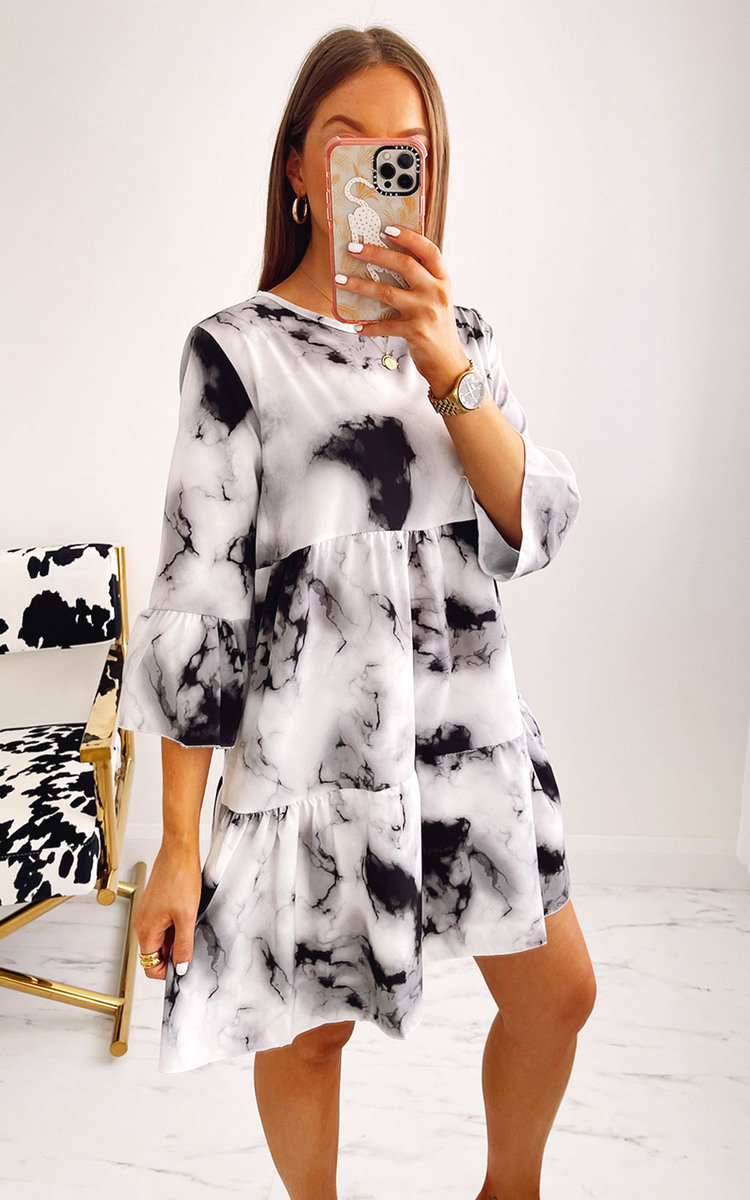 Belle Tie Dye Tiered Dress Thumbnail