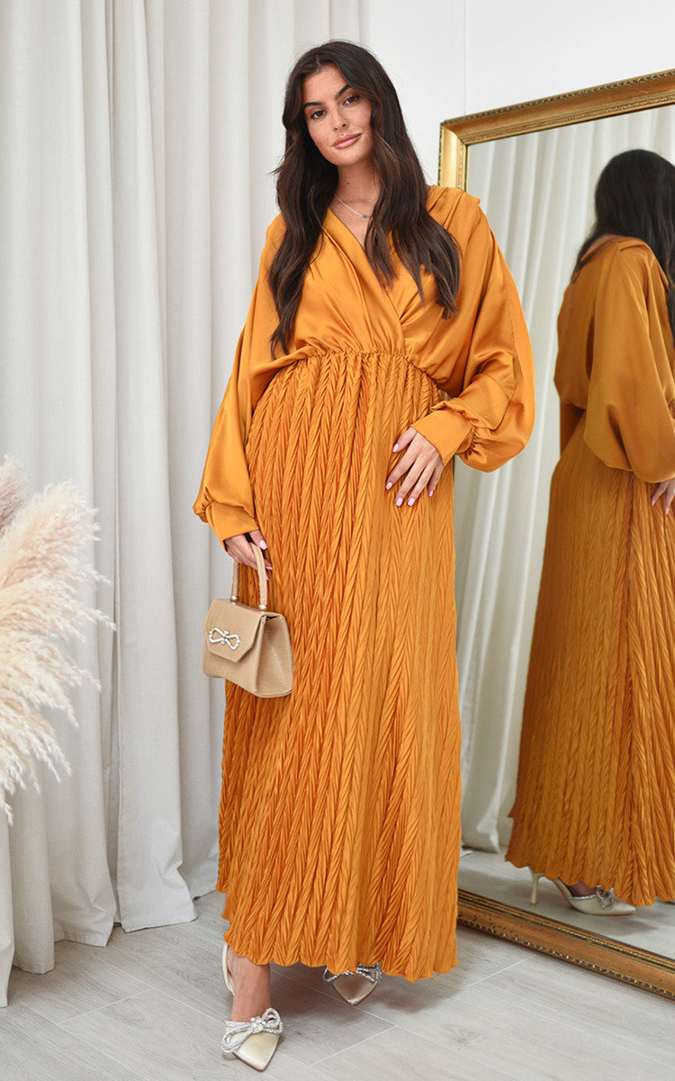 Bianca Wrap Front Textured Maxi Dress Bianca Wrap Front Textured Maxi Dress