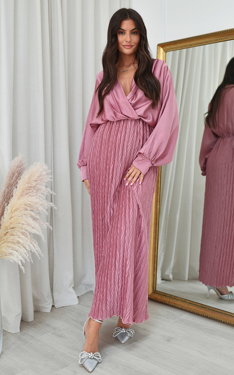 Bianca Wrap Front Textured Maxi Dress Thumbnail Bianca Wrap Front Textured Maxi Dress Thumbnail