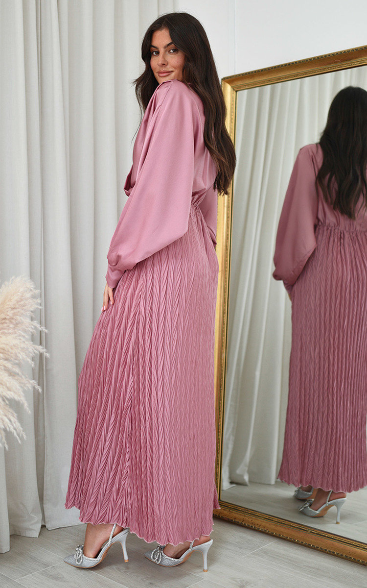Bianca Wrap Front Textured Maxi Dress Thumbnail Bianca Wrap Front Textured Maxi Dress Thumbnail