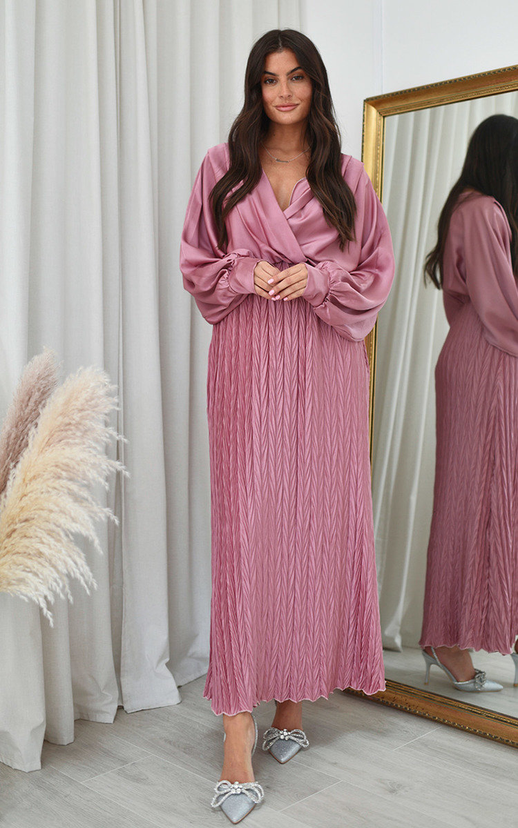 Bianca Wrap Front Textured Maxi Dress Thumbnail Bianca Wrap Front Textured Maxi Dress Thumbnail