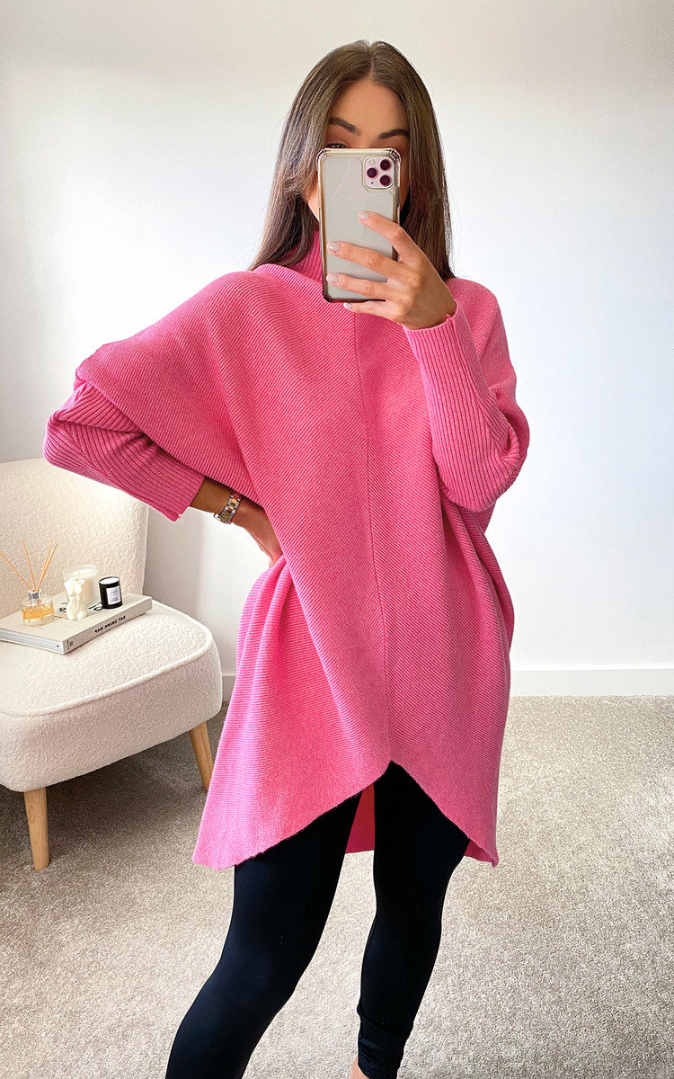 Biba High Neck Longline Jumper Biba High Neck Longline Jumper