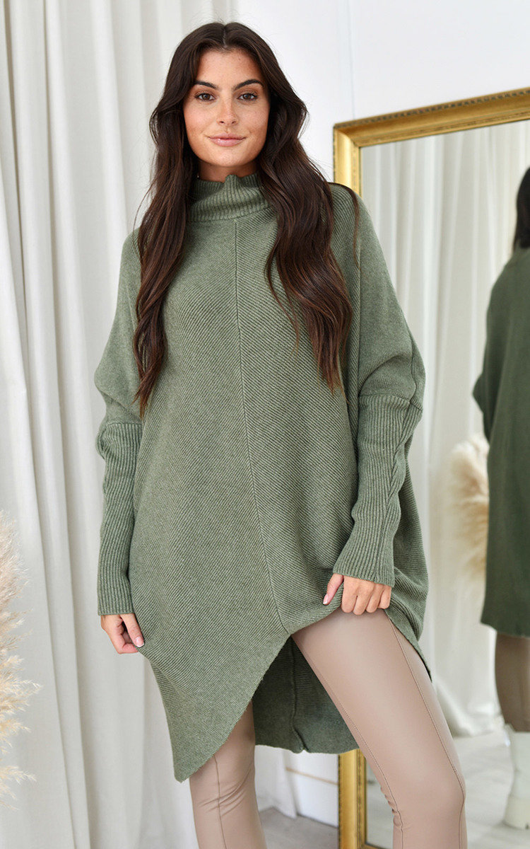 Biba High Neck Longline Jumper Biba High Neck Longline Jumper