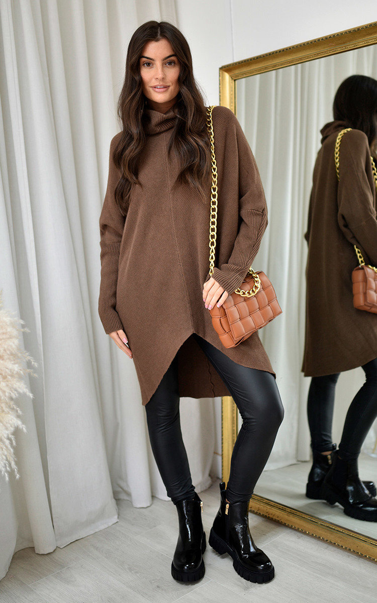 Bonnie High Neck Longline Jumper Thumbnail