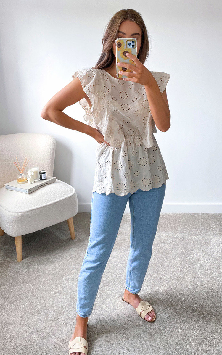 Bowie Crochet Frill Top Thumbnail Bowie Crochet Frill Top Thumbnail