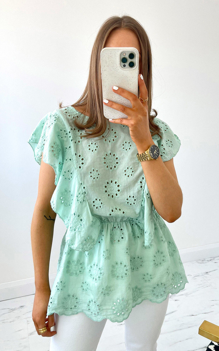Bowie Crochet Frill Top Thumbnail Bowie Crochet Frill Top Thumbnail