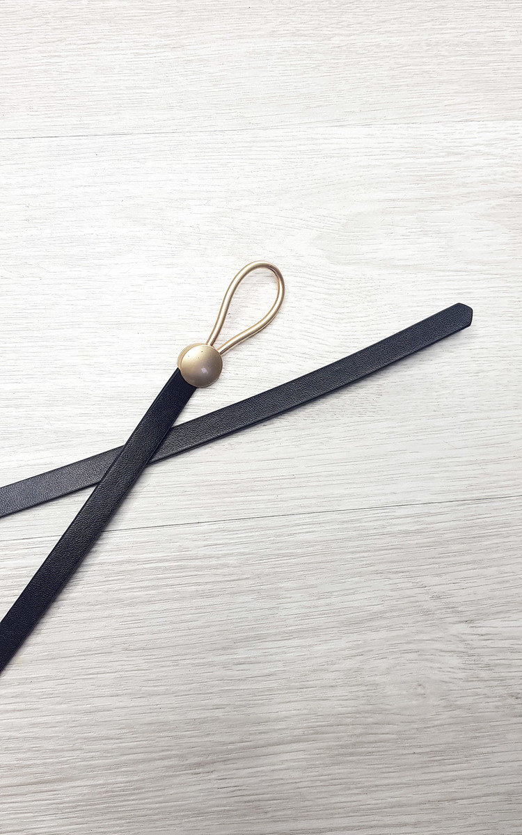 Brianna Faux Leather Belt with Loop Fastening Brianna Faux Leather Belt with Loop Fastening
