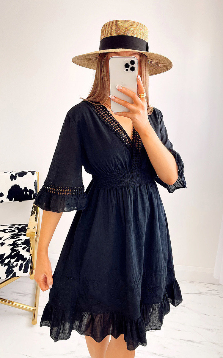 Britt Ruffle Hem Dress Thumbnail Britt Ruffle Hem Dress Thumbnail
