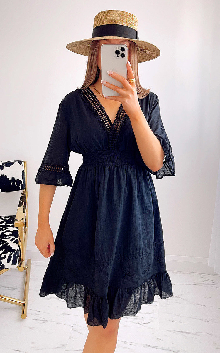 Britt Ruffle Hem Dress Britt Ruffle Hem Dress