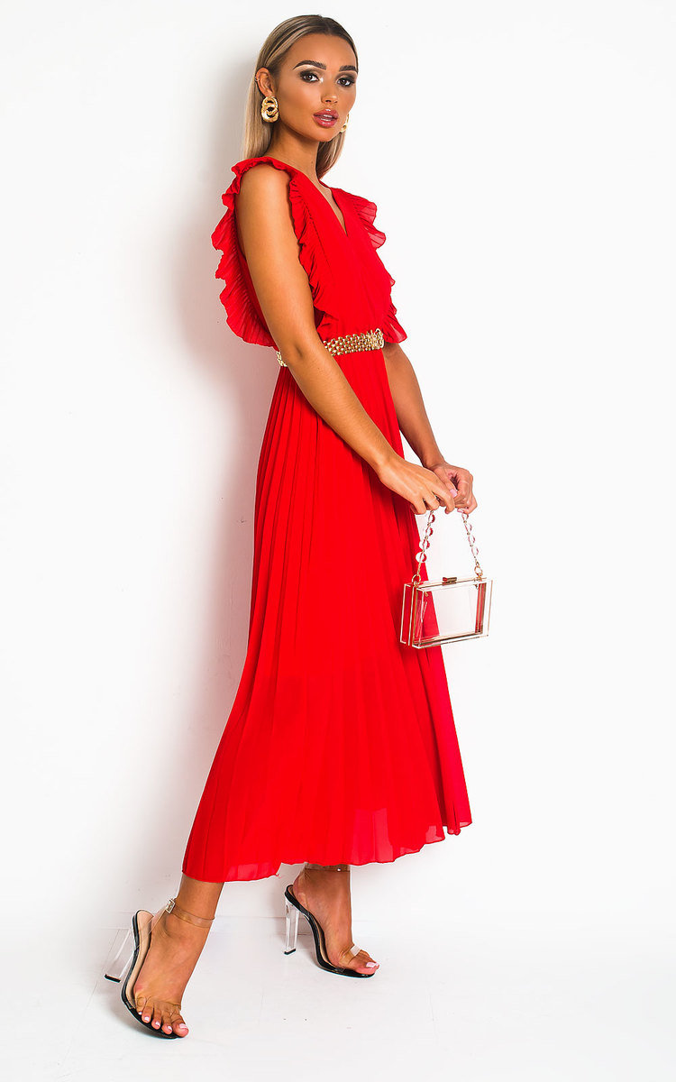 Bryanna Pleated Maxi Dress Thumbnail Bryanna Pleated Maxi Dress Thumbnail