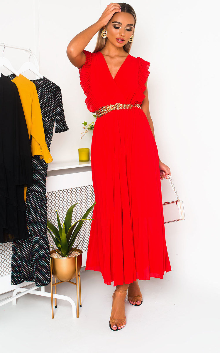Bryanna Pleated Maxi Dress Bryanna Pleated Maxi Dress