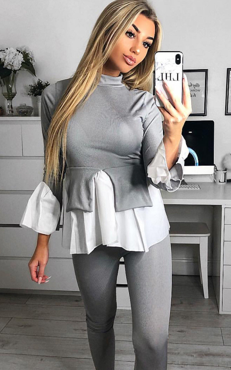 Bryony Frill Ribbed Lounge Co-ord Bryony Frill Ribbed Lounge Co-ord