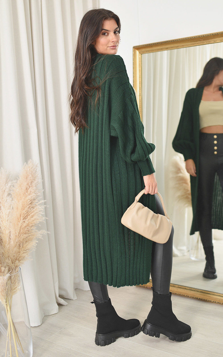 Callie Long Length Knitted Cardigan Thumbnail Callie Long Length Knitted Cardigan Thumbnail