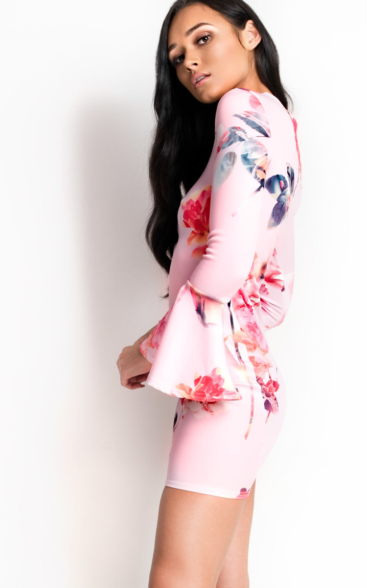Camila Bell Sleeve Bodycon Dress Camila Bell Sleeve Bodycon Dress