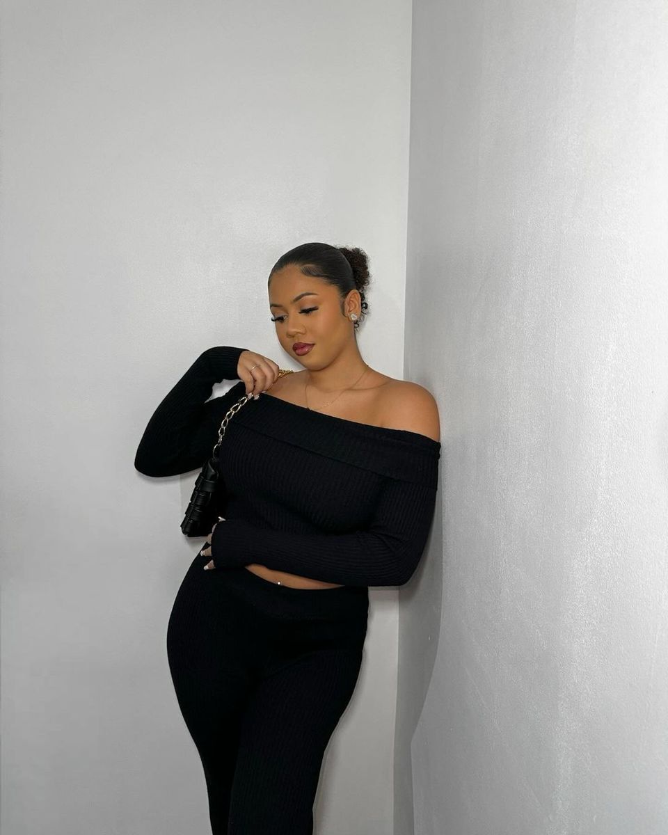 Co Ord Plus Size Off The Shoulder Crop Top Plus Textured Off