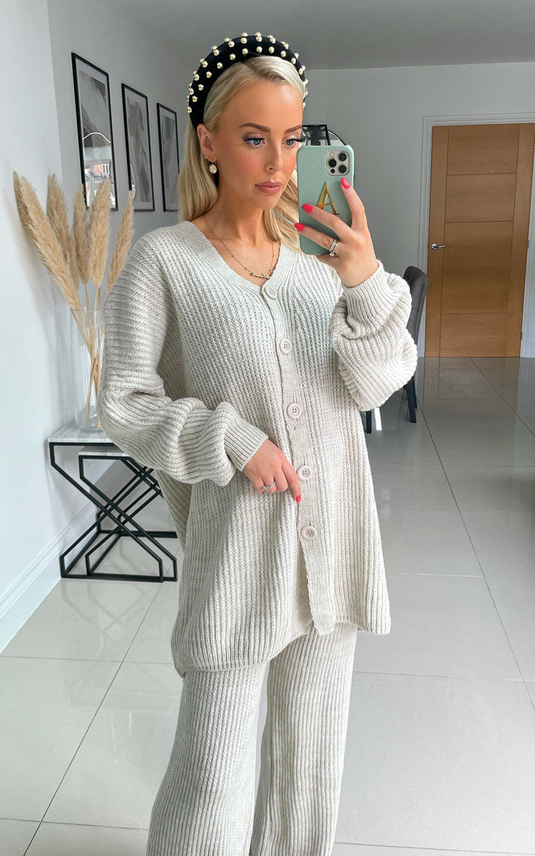Camilla Knitted Cardigan and Trousers Co-ord Camilla Knitted Cardigan and Trousers Co-ord