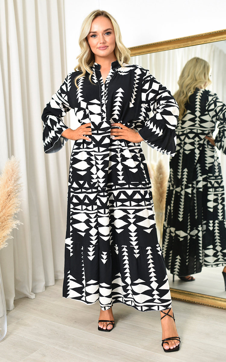 Camilla Button Down Printed Maxi Dress Camilla Button Down Printed Maxi Dress