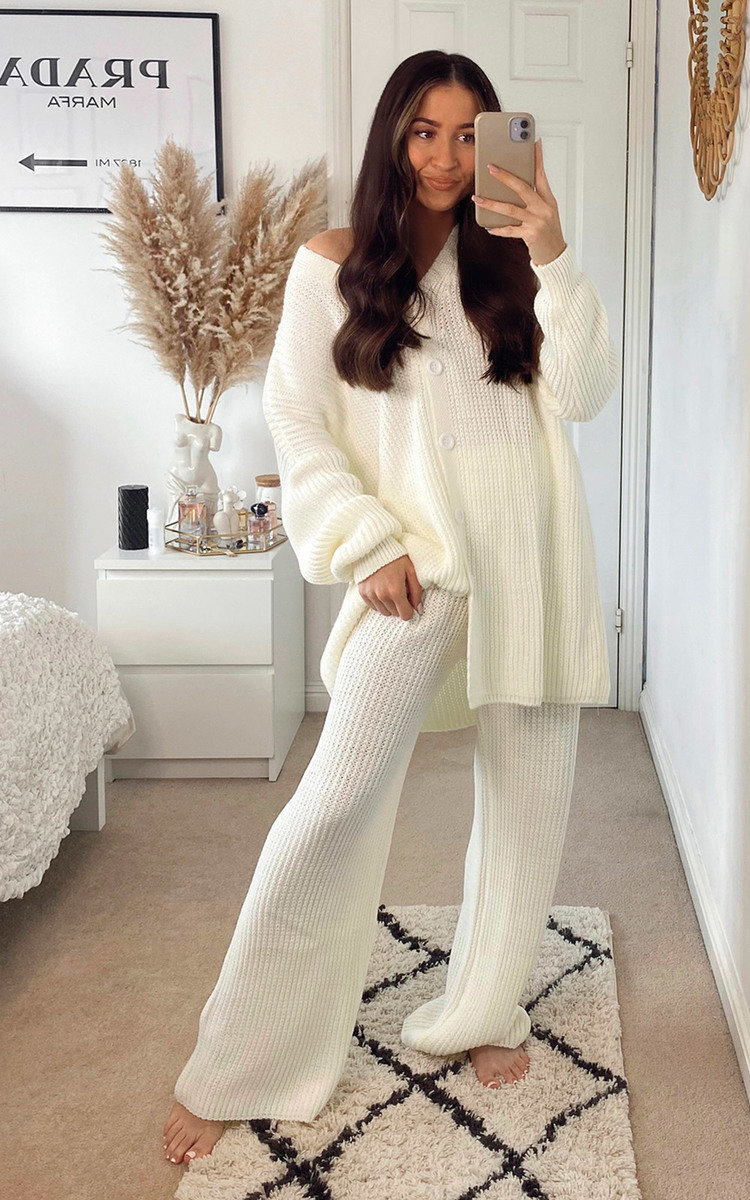 Camilla Knitted Cardigan and Trousers Co-ord Thumbnail Camilla Knitted Cardigan and Trousers Co-ord Thumbnail