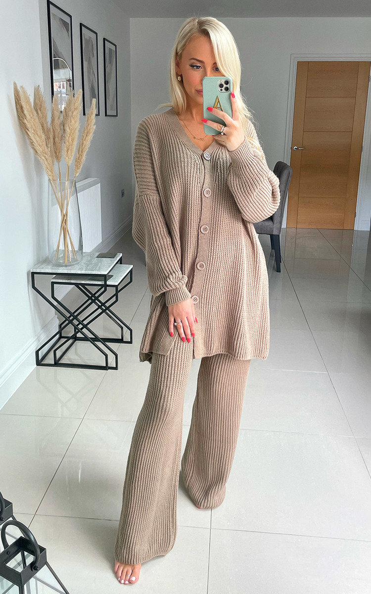 Camilla Knitted Cardigan and Trousers Co-ord Thumbnail Camilla Knitted Cardigan and Trousers Co-ord Thumbnail