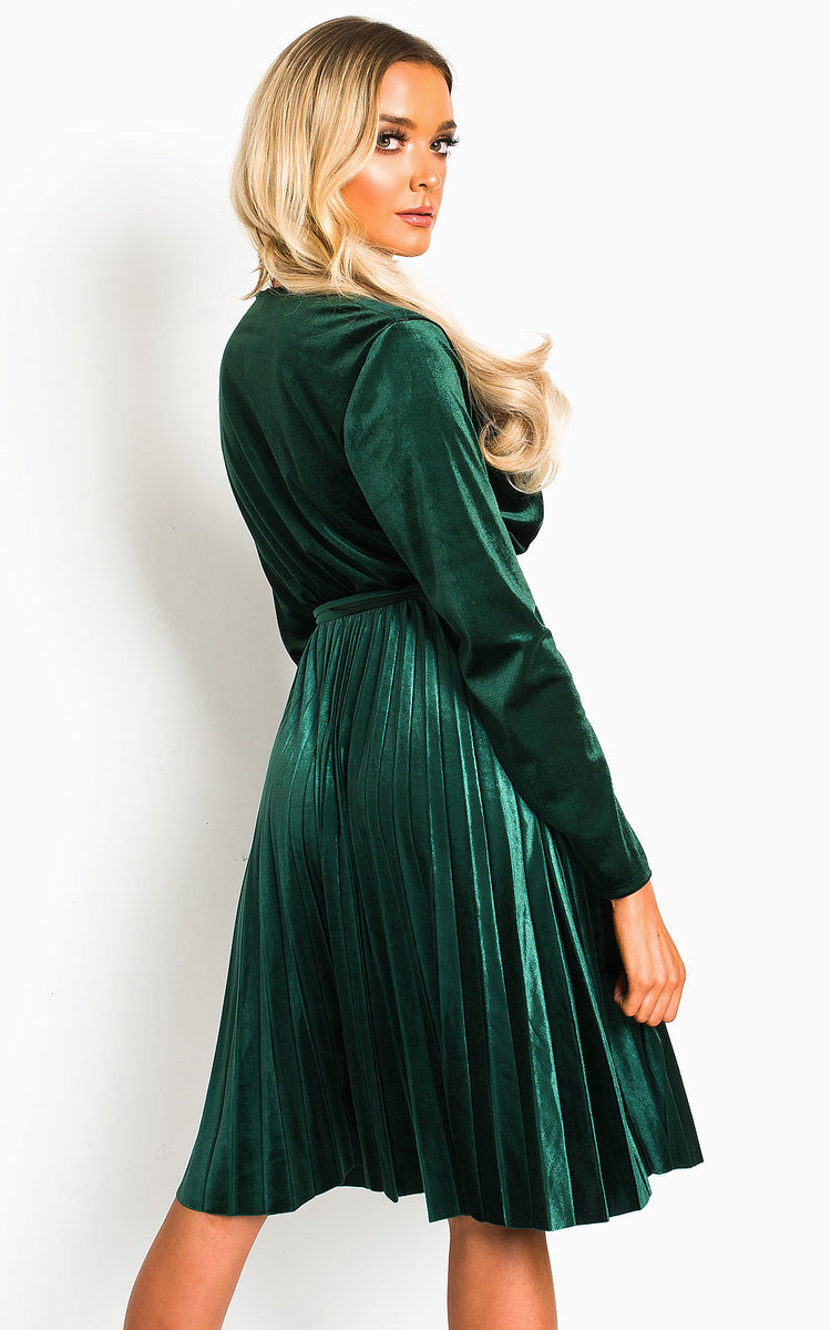 Capri Velvet Tie Wrap Dress Thumbnail Capri Velvet Tie Wrap Dress Thumbnail
