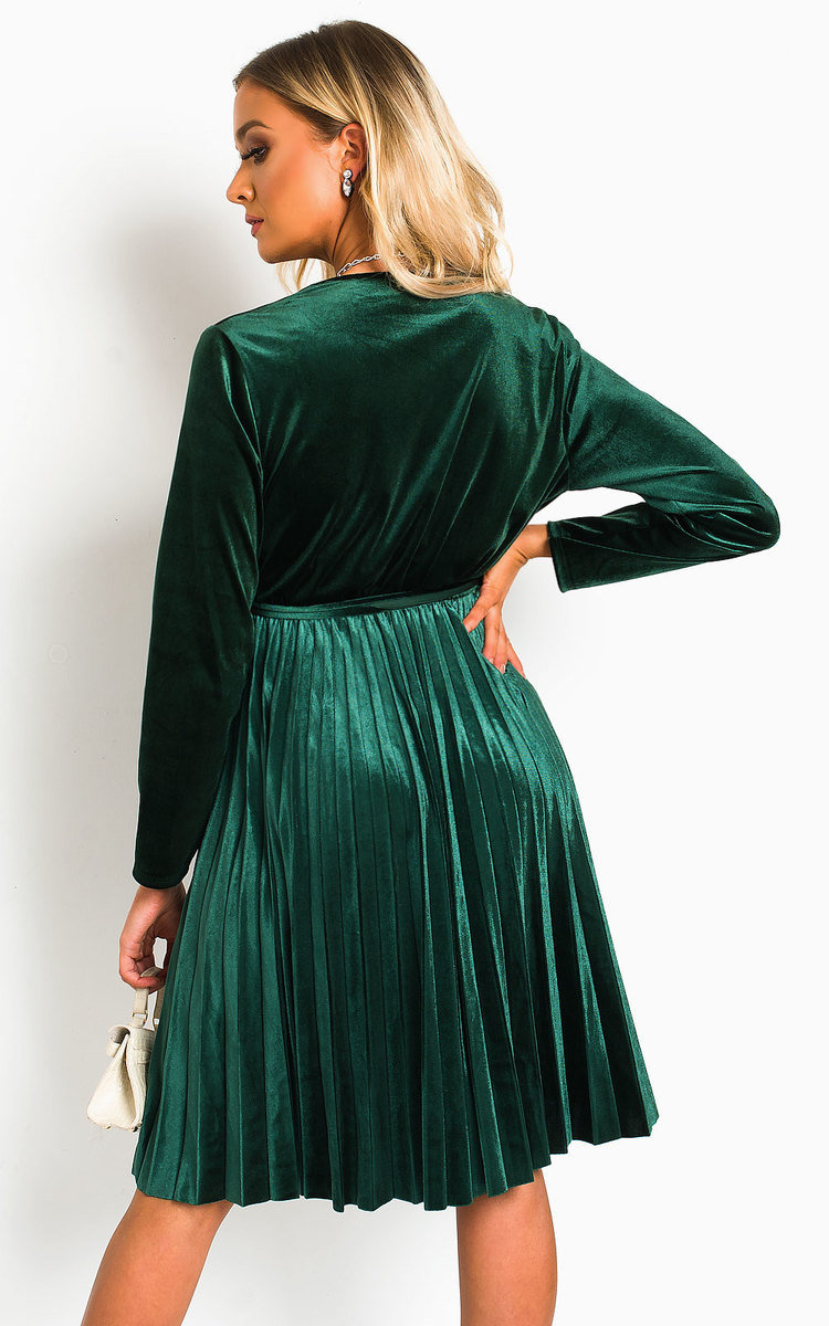 Capri Velvet Tie Wrap Dress Thumbnail Capri Velvet Tie Wrap Dress Thumbnail