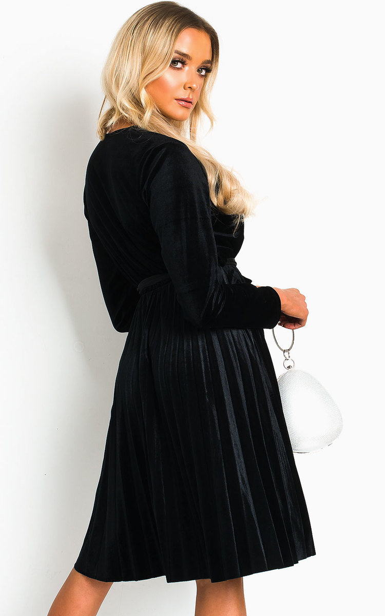 Capri Velvet Tie Wrap Dress Thumbnail Capri Velvet Tie Wrap Dress Thumbnail