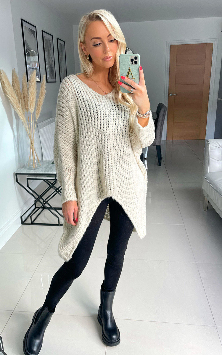 Carla Longline Knitted Jumper Thumbnail Carla Longline Knitted Jumper Thumbnail