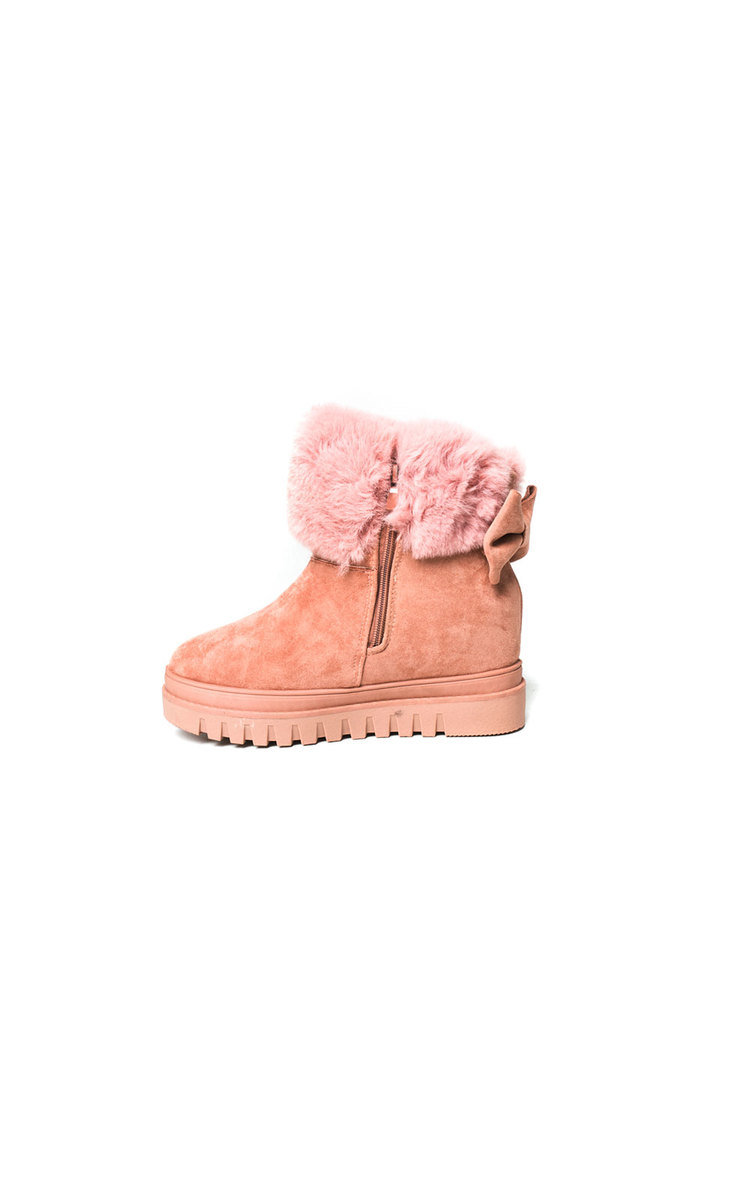 Carlee Faux Fur Desert Boots Thumbnail