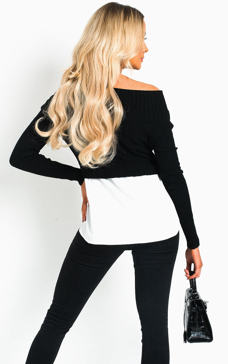 Carly Frill Shirt Hem Jumper Thumbnail Carly Frill Shirt Hem Jumper Thumbnail
