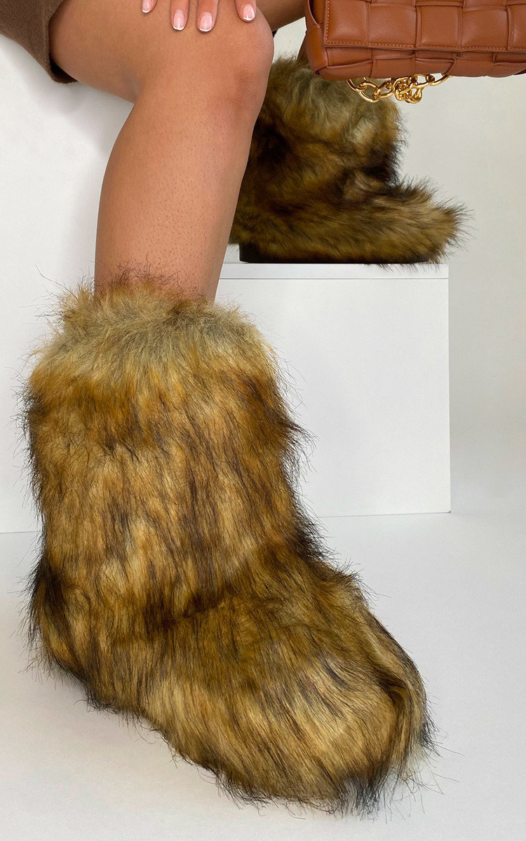 Cassie Faux Fur Boots Thumbnail