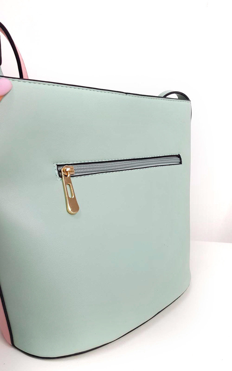 Cassie Two Tone Ribbon Handbag Thumbnail