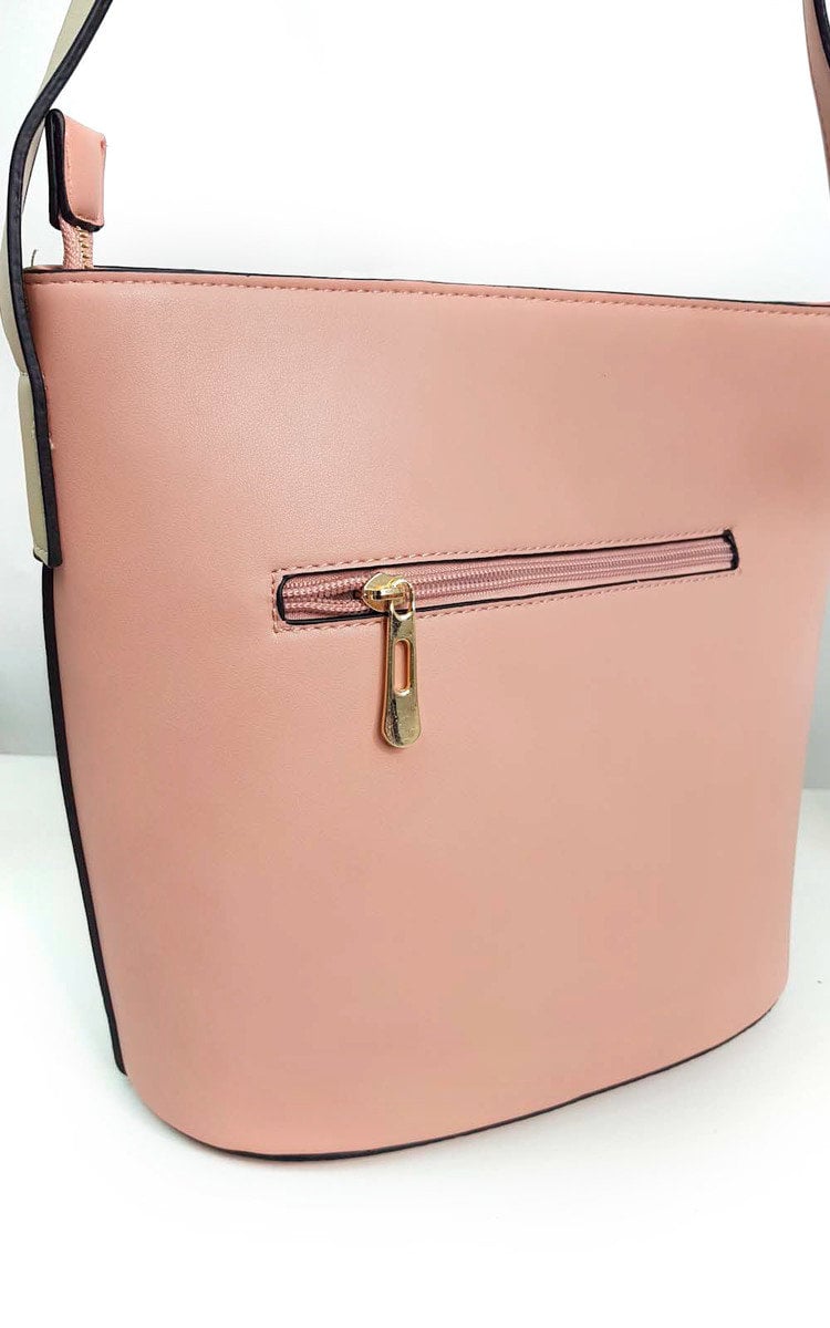 Cassie Two Tone Ribbon Handbag Thumbnail