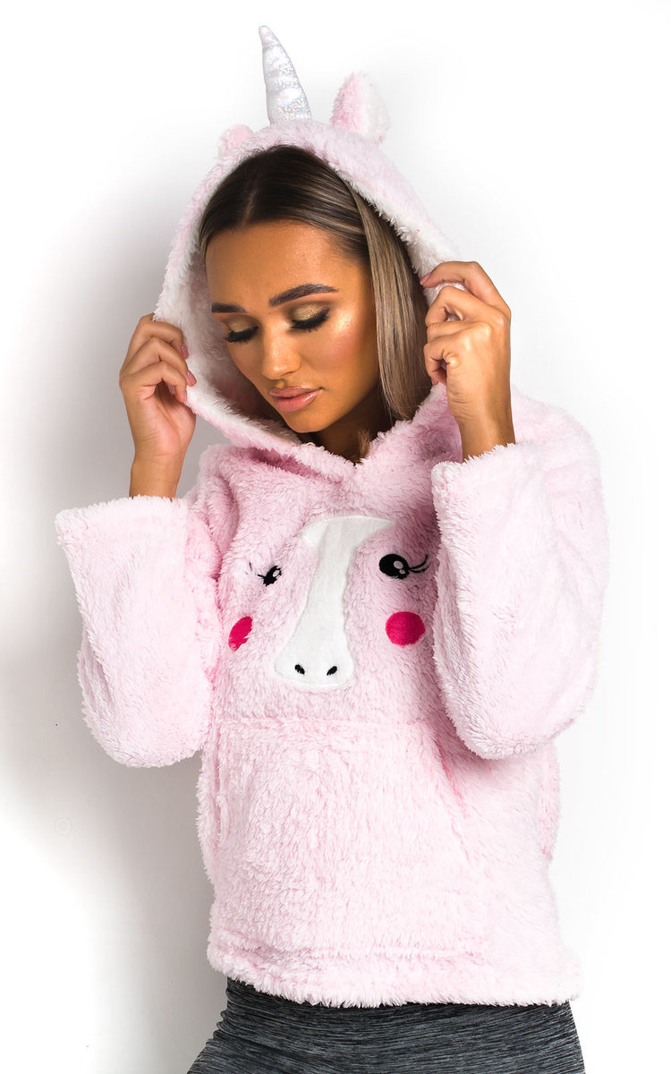 Cathy Fluffy Animal Hooded Jumper Thumbnail