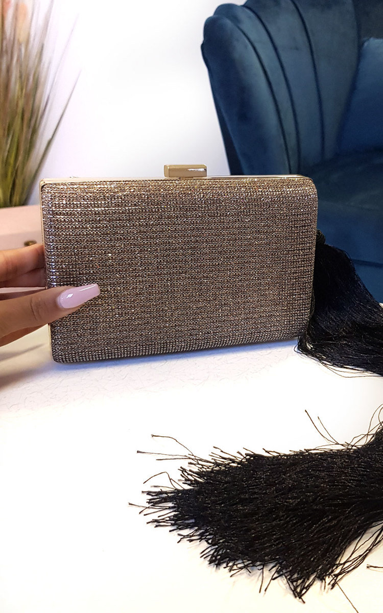 Celine Sparkle Tassel Clutch Bag Thumbnail