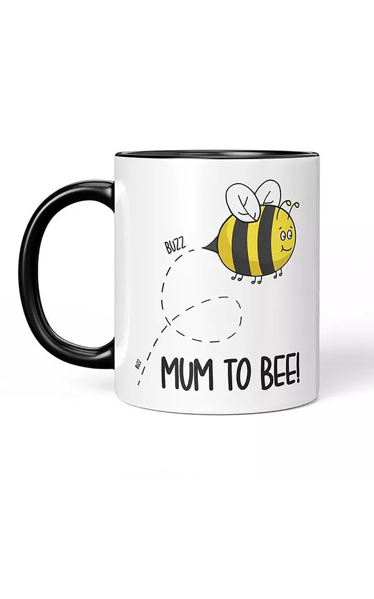 Ceramic Mug with 'Mum To Bee' Novelty Print