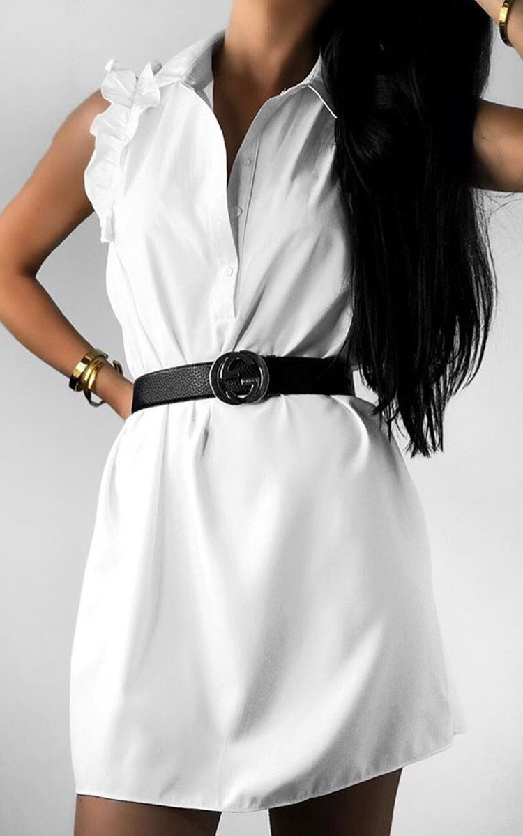 Cerys Frill Shirt Dress Cerys Frill Shirt Dress